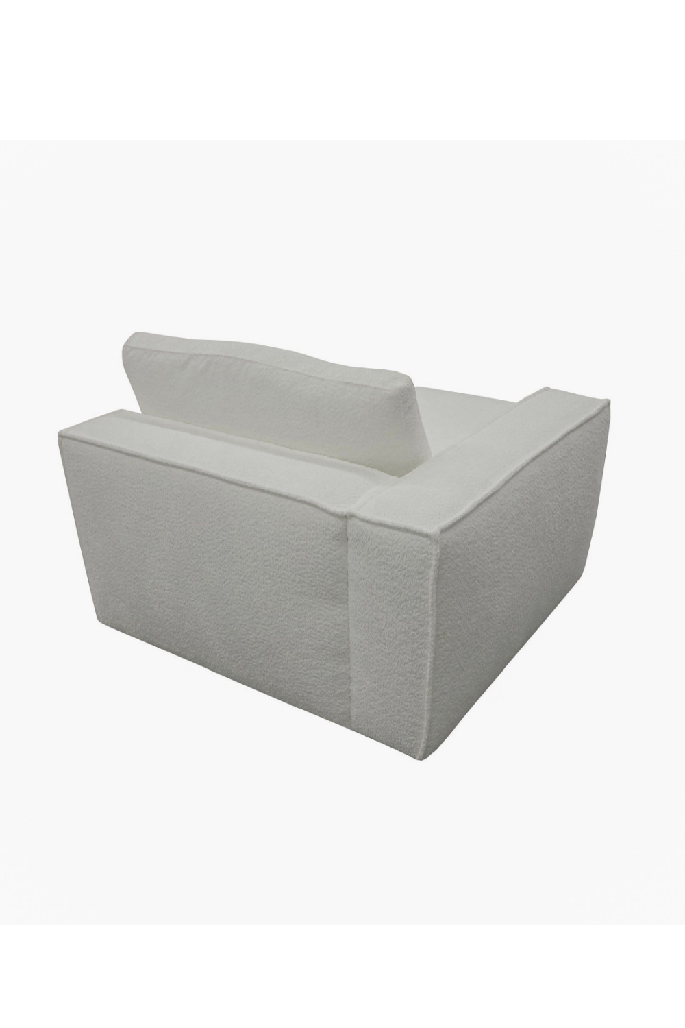 White Sectional Sofa with Left Chaise | OROA Modern Lulu | Oroa.com