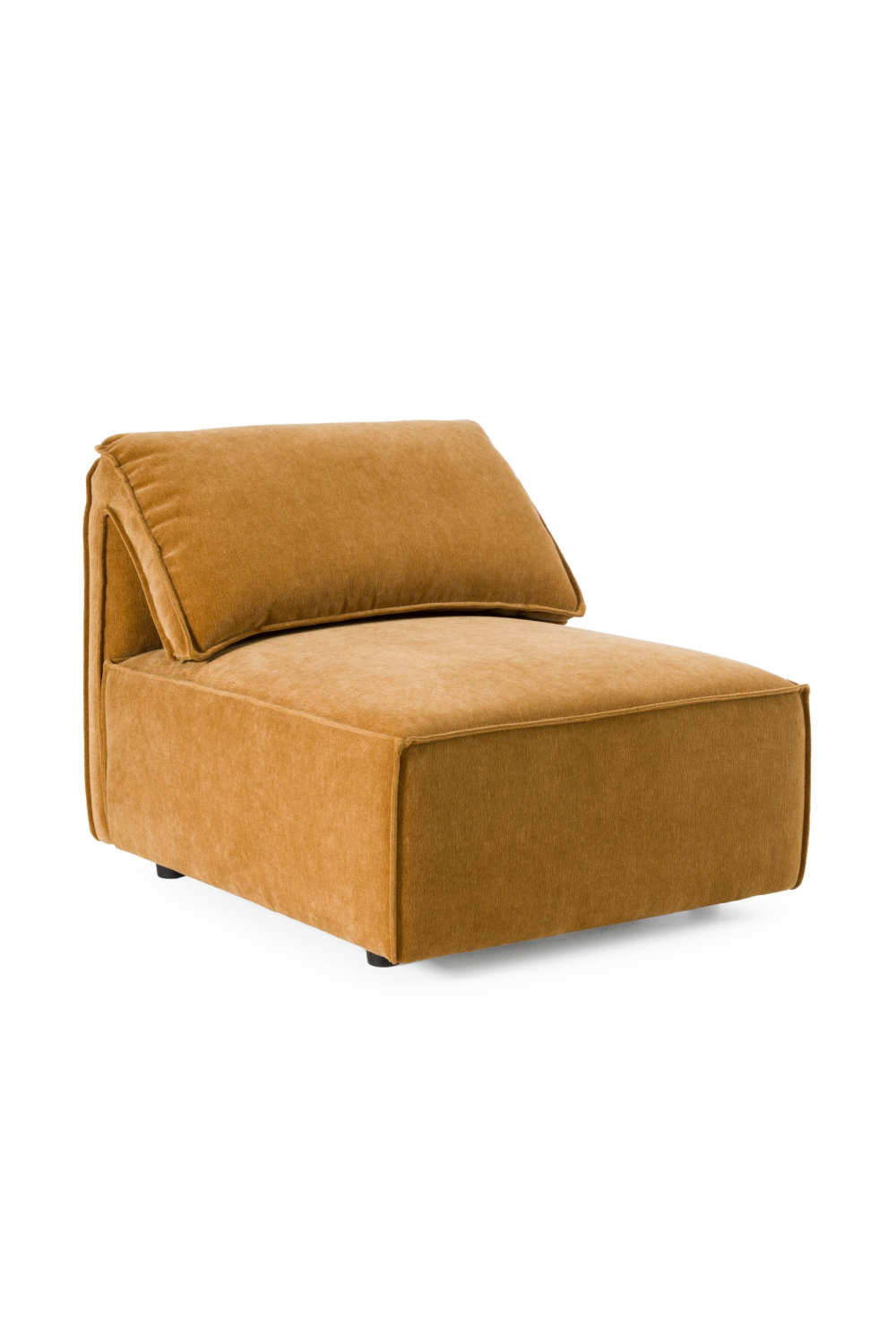 Orange Armless Sectional Sofa | Oroa.com