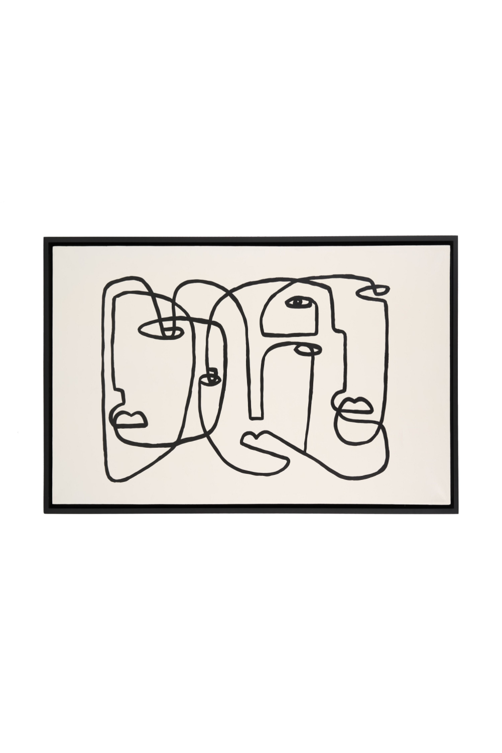 Stylized Line Art Painting | OROA Modern Faces | Oroa.com