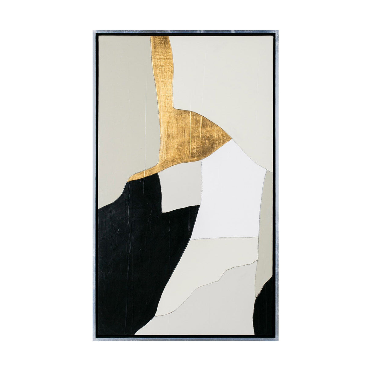 Gold Leaf Abstract Painting Set (2) | Oroa.com