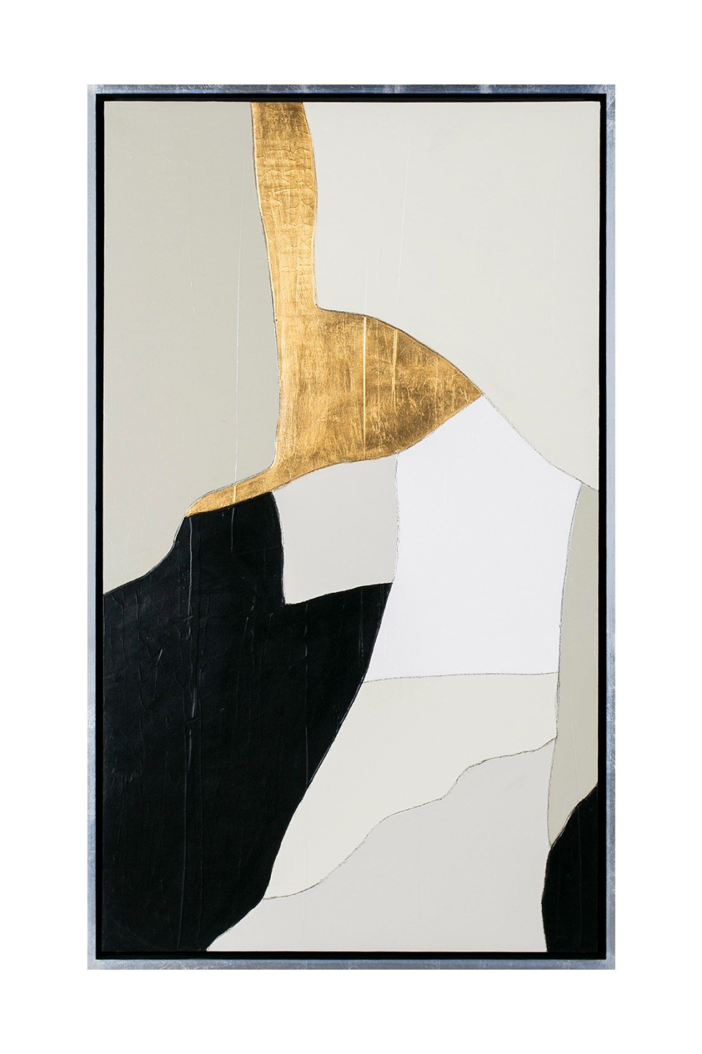 Gold Leaf Abstract Painting Set (2) | OROA Modern Shapes | Oroa.com