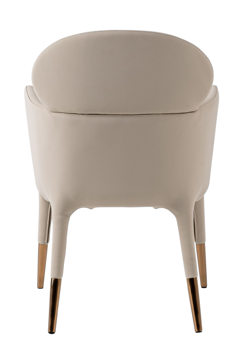 Beige Vegan Leather Dining Chair | OROA Modern Shannon | Oroa.com