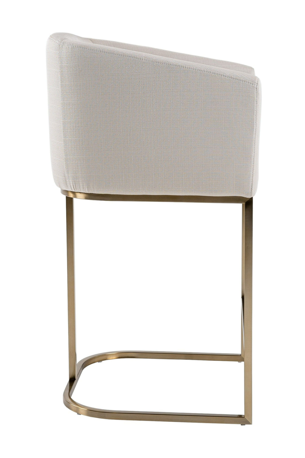 Curved White Counter Chair | OROA Modern Yukon | Oroat.com