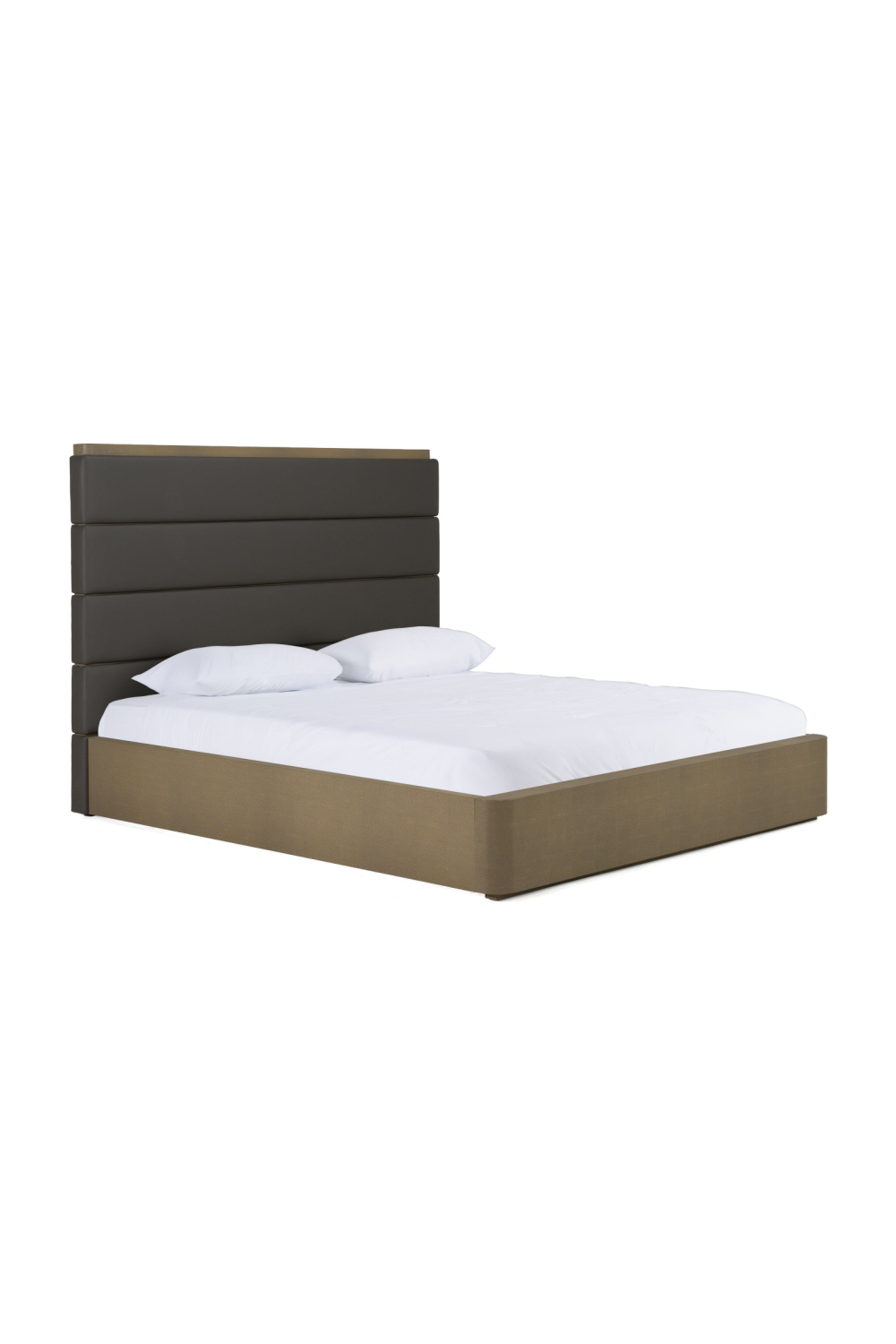 Leather and Shagreen Bed | OROA Modern Lois | Oroa.com