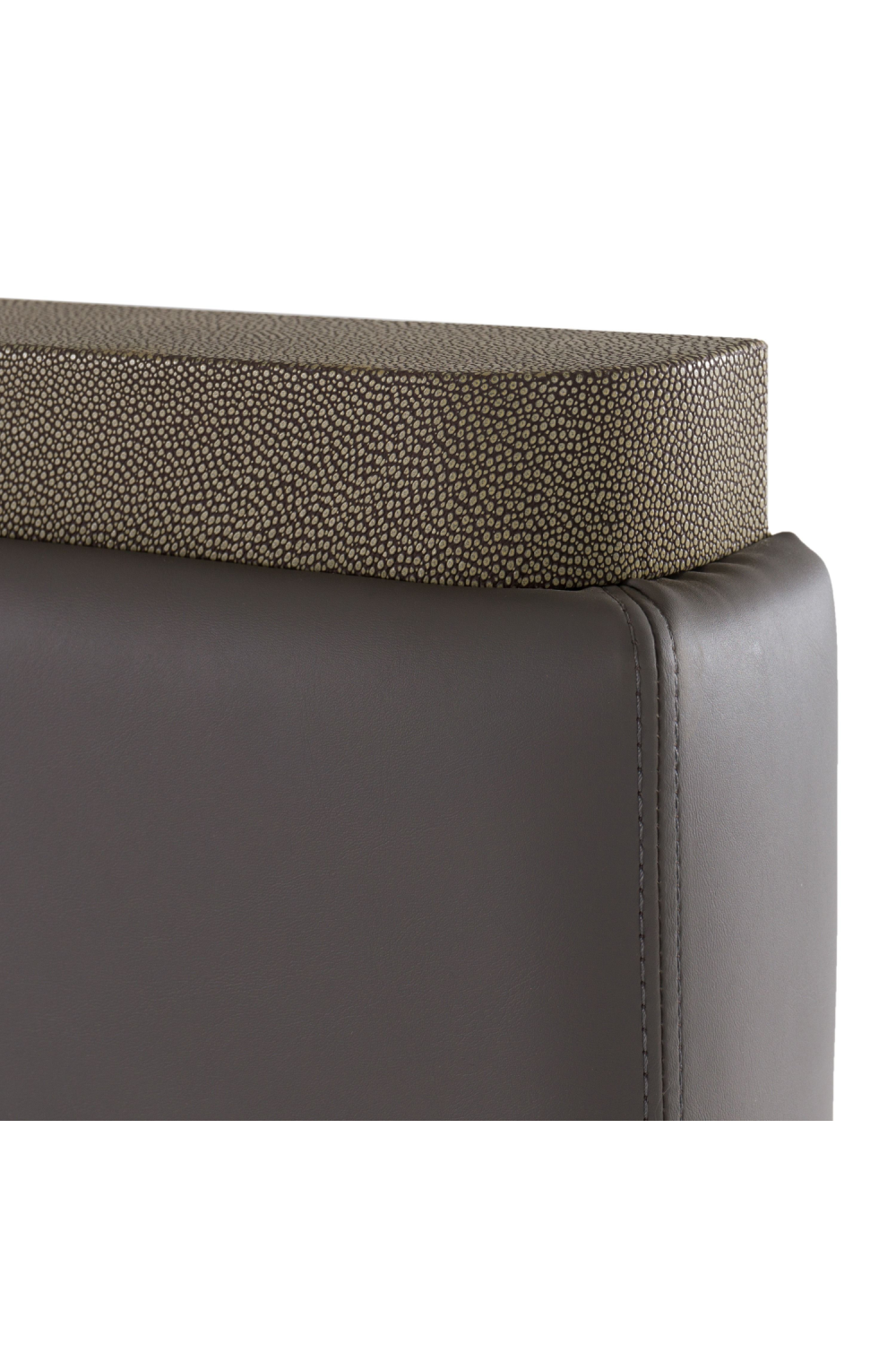 Leather and Shagreen Bed | OROA Modern Lois | Oroa.com