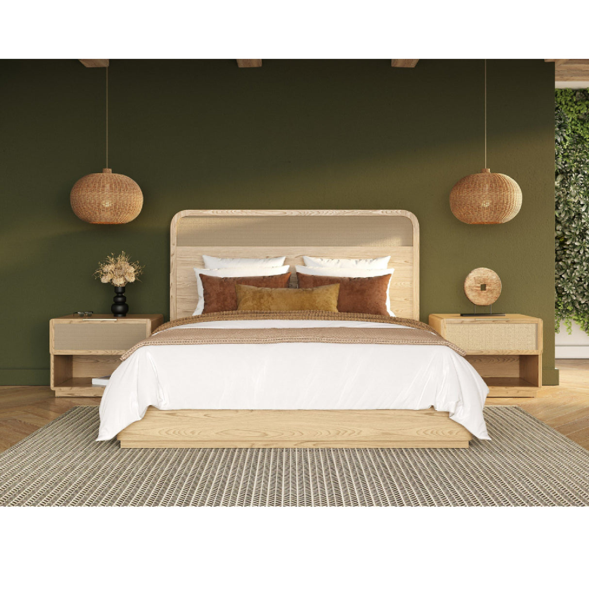 Natural Ash Bed | Oroa.com
