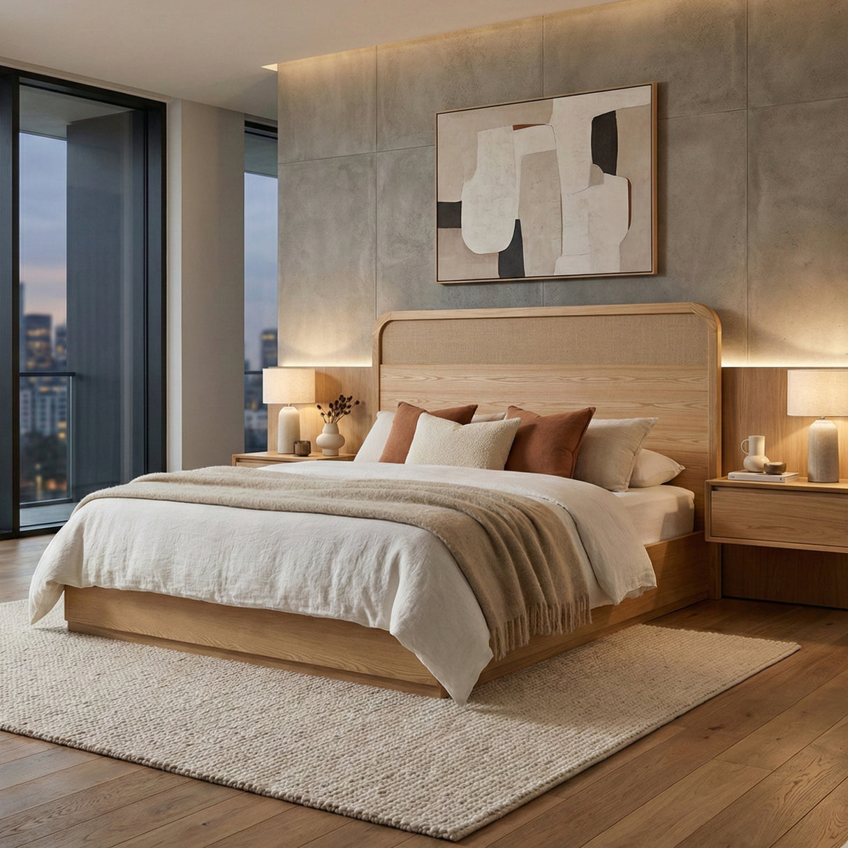 Natural Ash Bed | Oroa.com