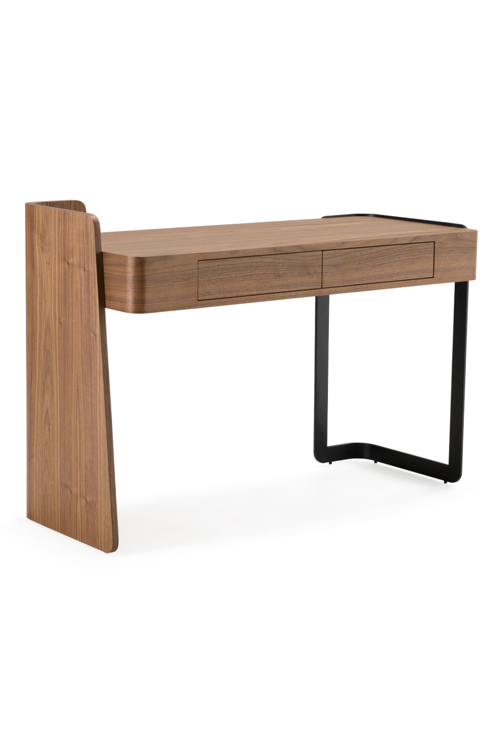 Walnut 2-Drawer Writing Desk | OROA Modern Langford | Oroa.com