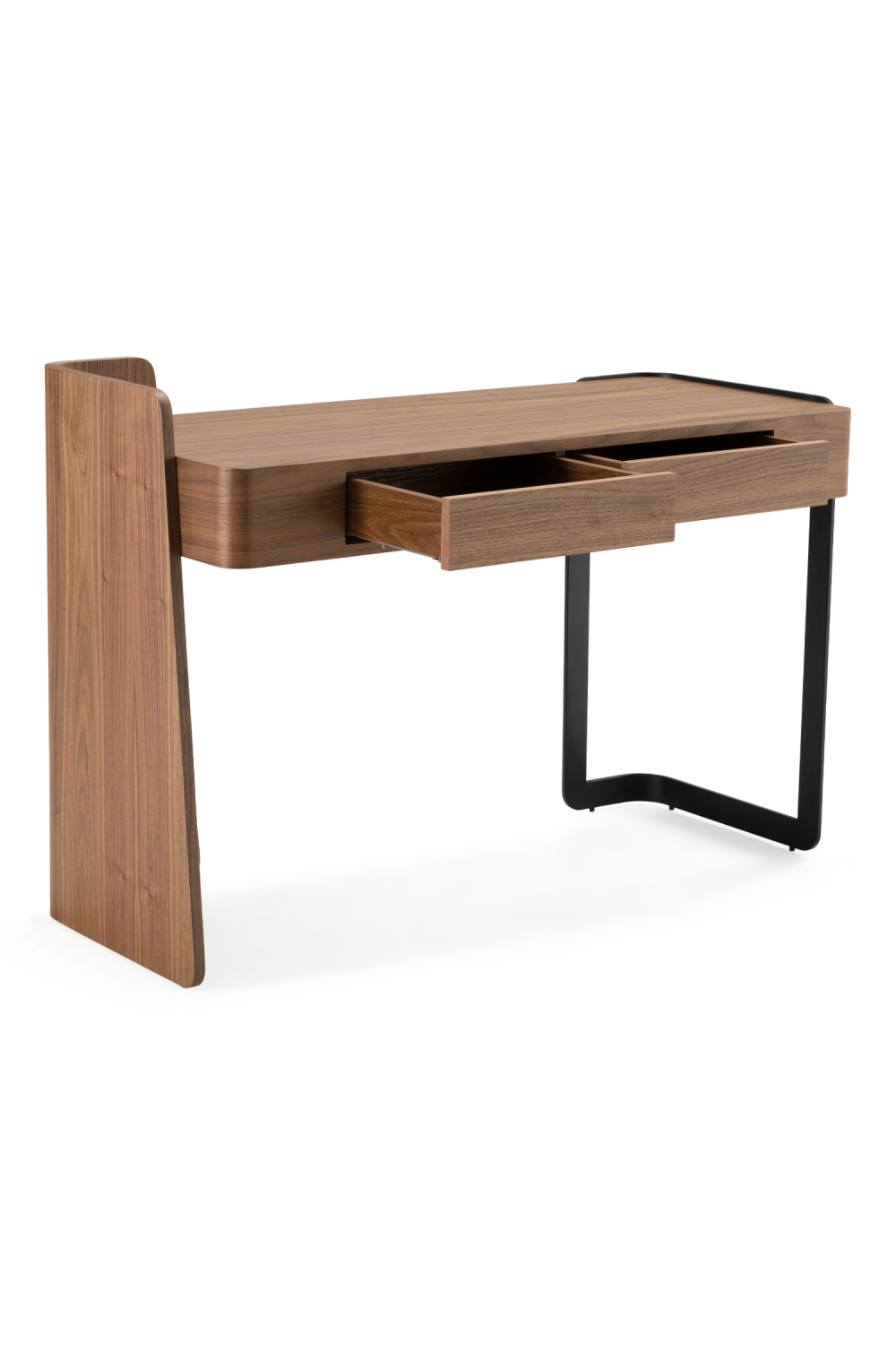 Walnut 2-Drawer Writing Desk | OROA Modern Langford | Oroa.com