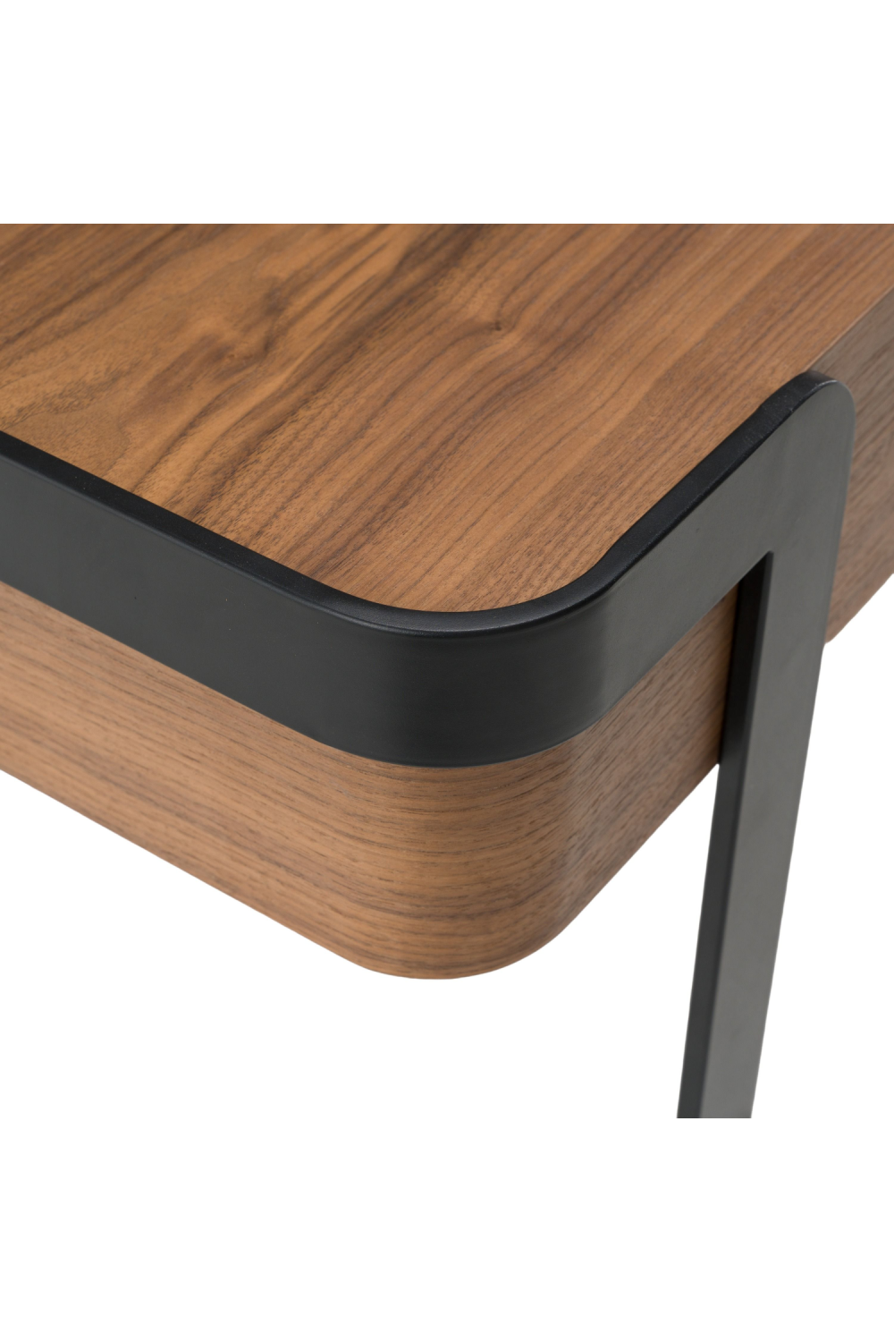 Walnut 2-Drawer Writing Desk | OROA Modern Langford | Oroa.com