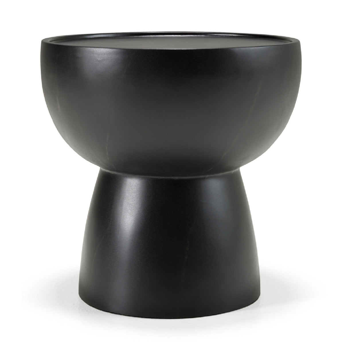 Black Fiberglass End Table | Oroa.com