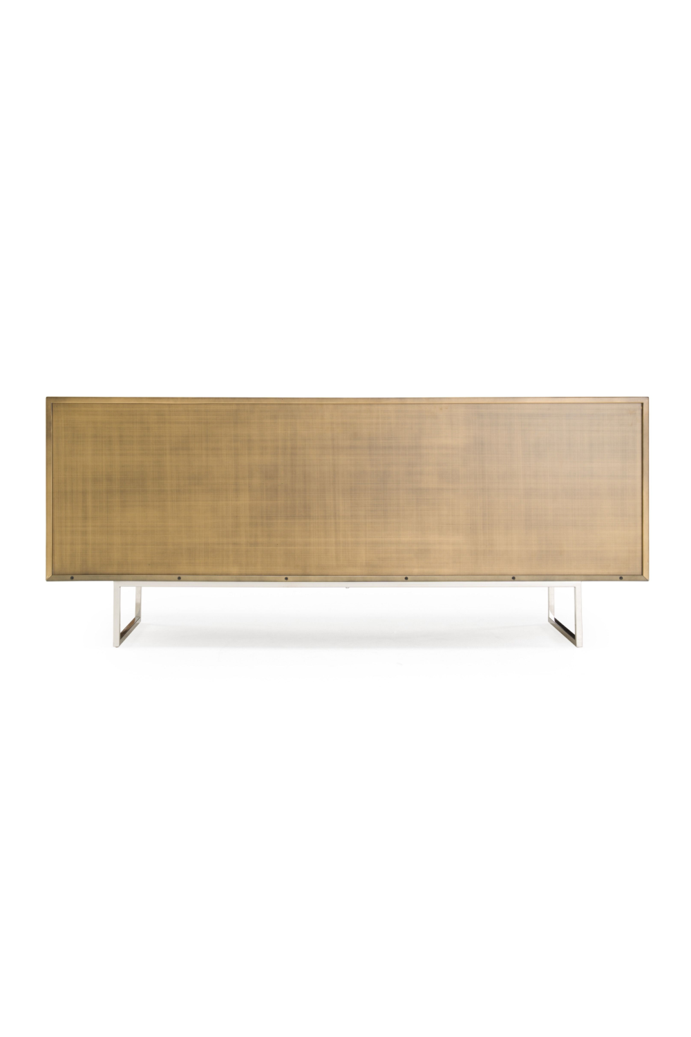 Faceted Antique Brass Sideboard | OROA Modern Vanguard | Oroa.com