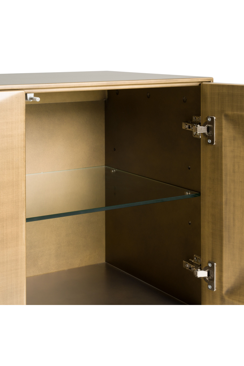 Faceted Antique Brass Sideboard | Oroa.com
