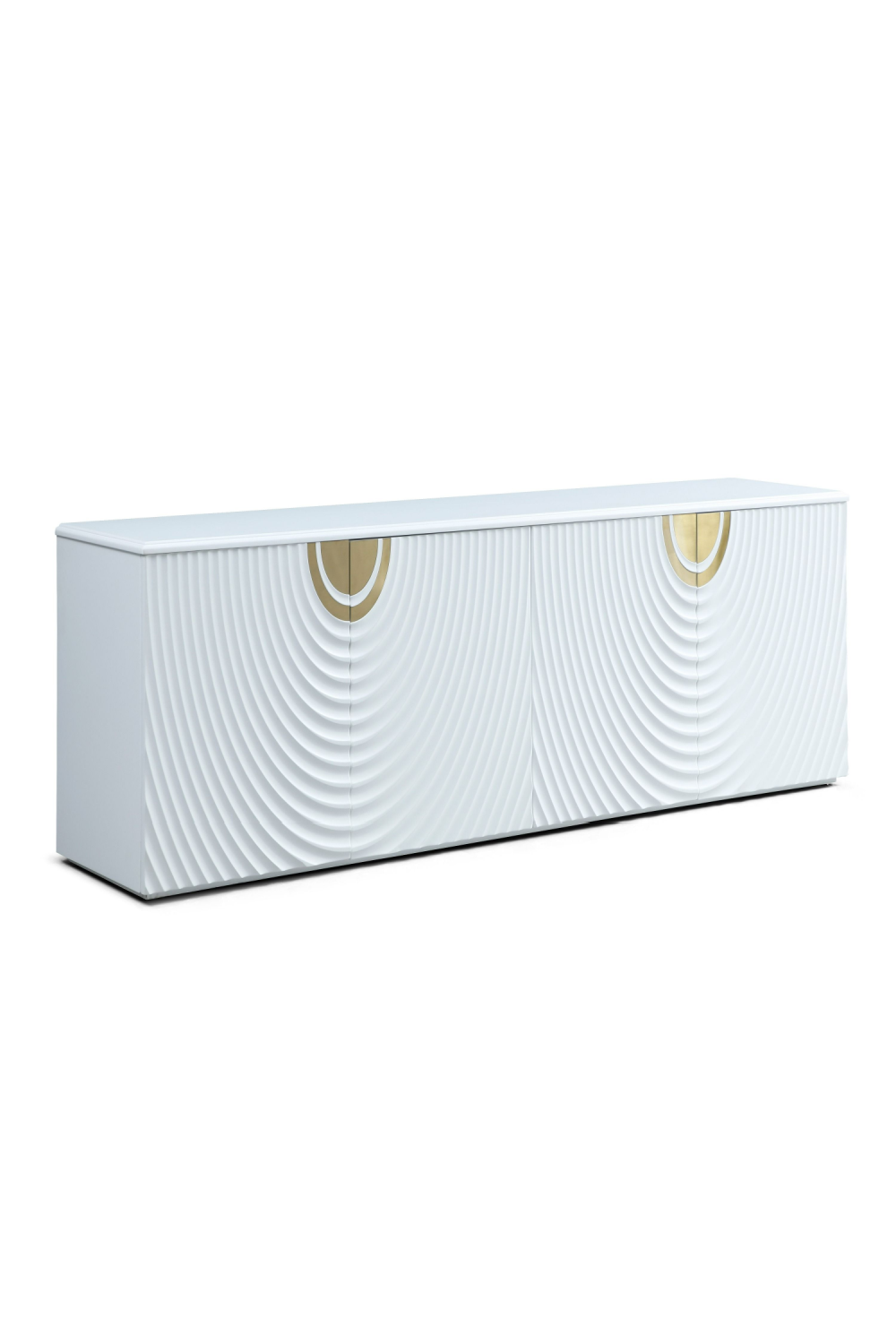 White 4-Door Sideboard | Oroa.com