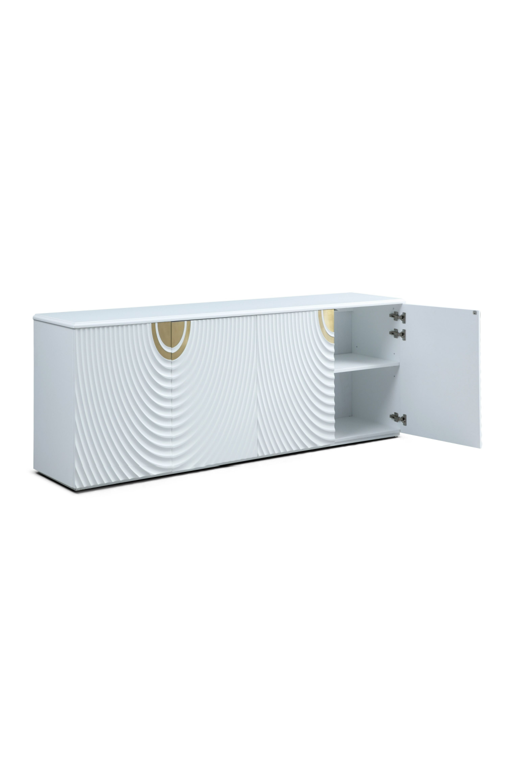 White 4-Door Sideboard | Oroa.com