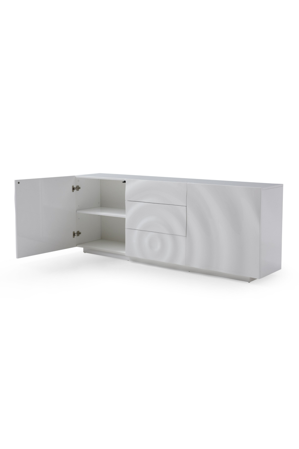 White High Gloss Sideboard | OROA Modern G2575 | Oroa.com