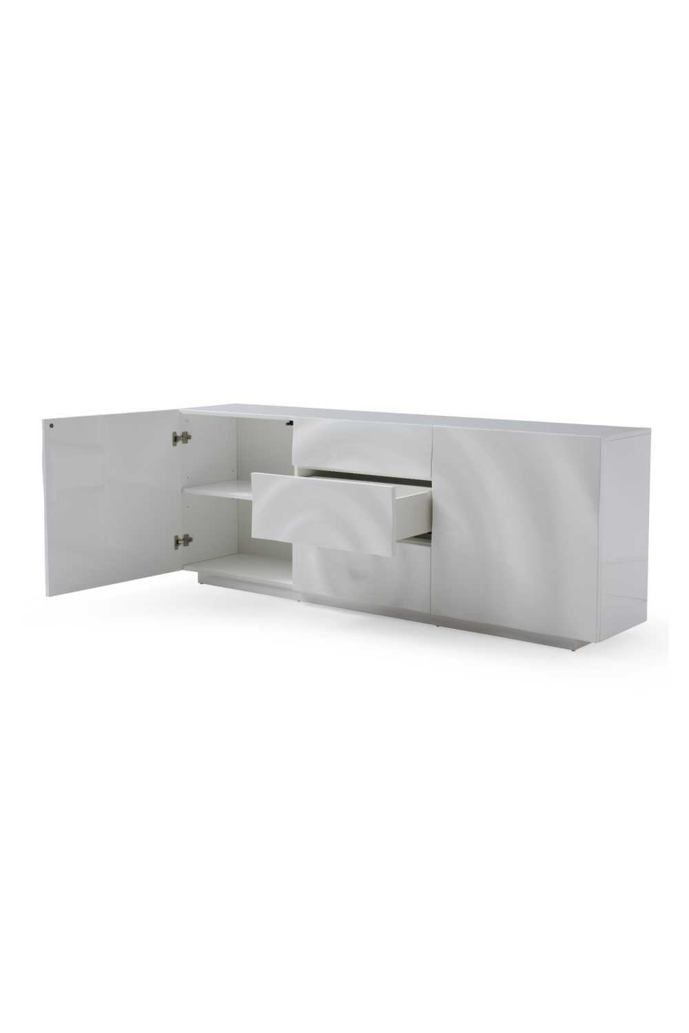 White High Gloss Sideboard | Oroa.com
