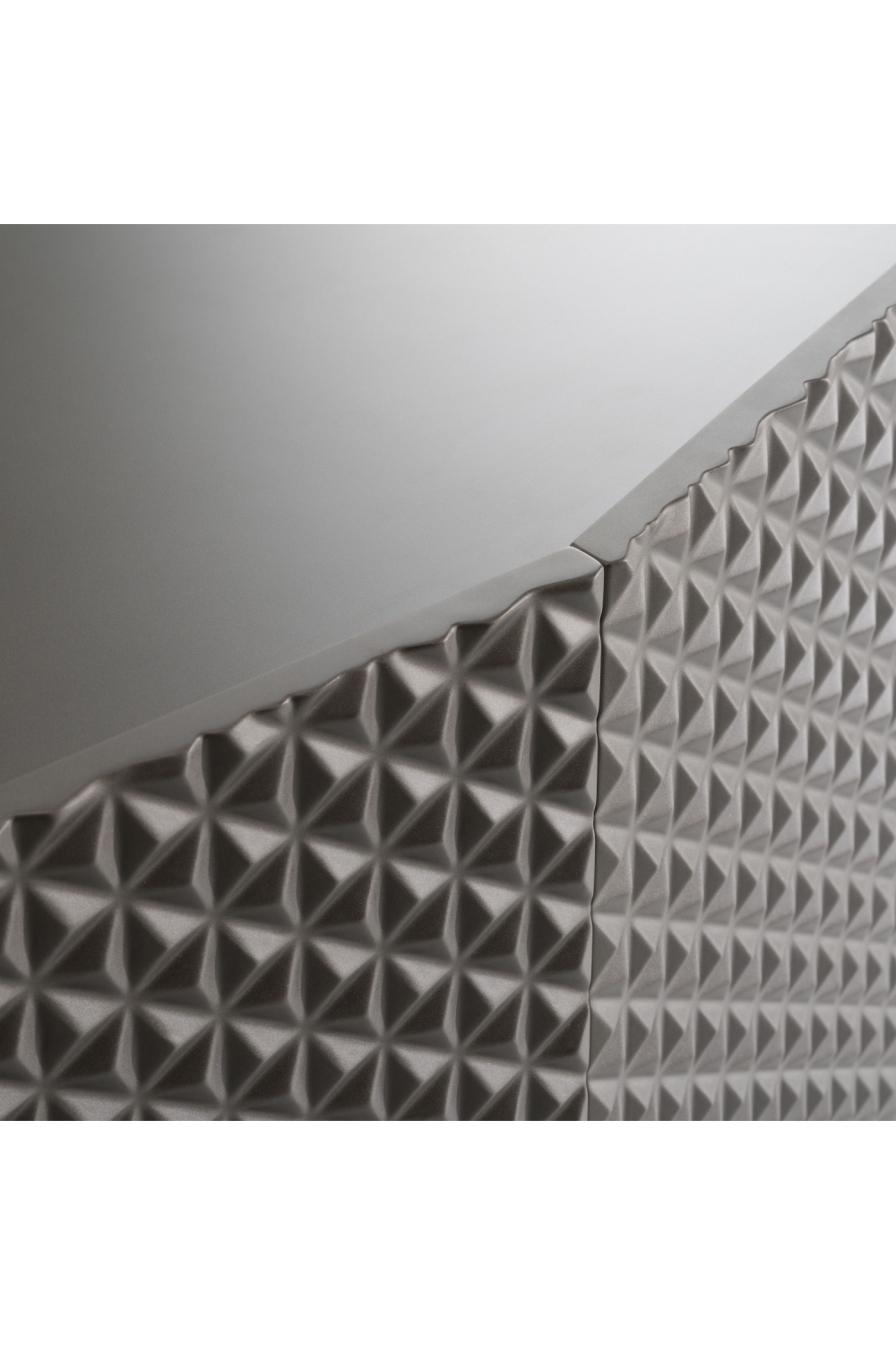 Patterned Silver 4-Door Sideboard | OROA Modern Raphael | Oroa.com