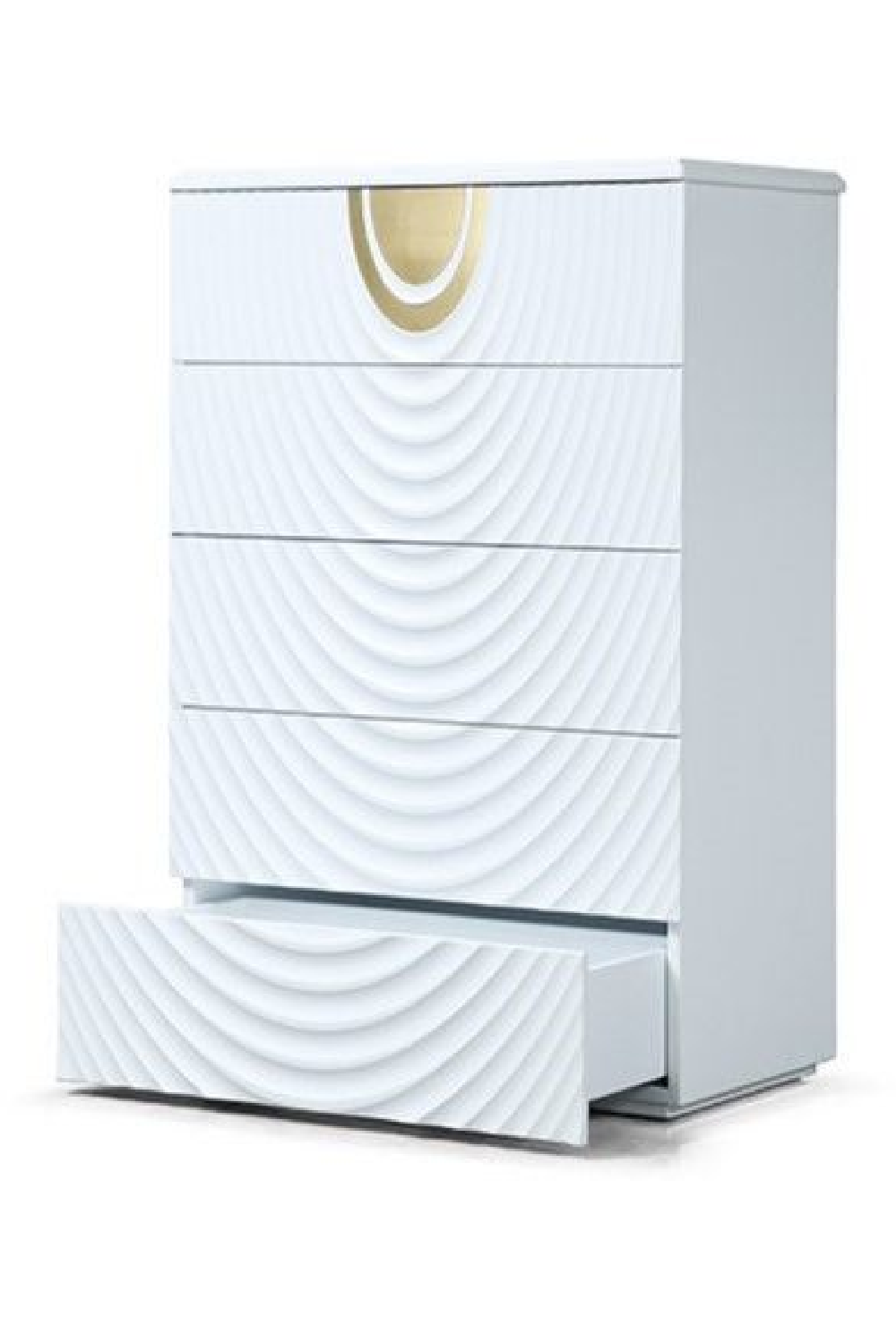 White 5-Drawer Chest | OROA Modern J1869 | Oroa.com