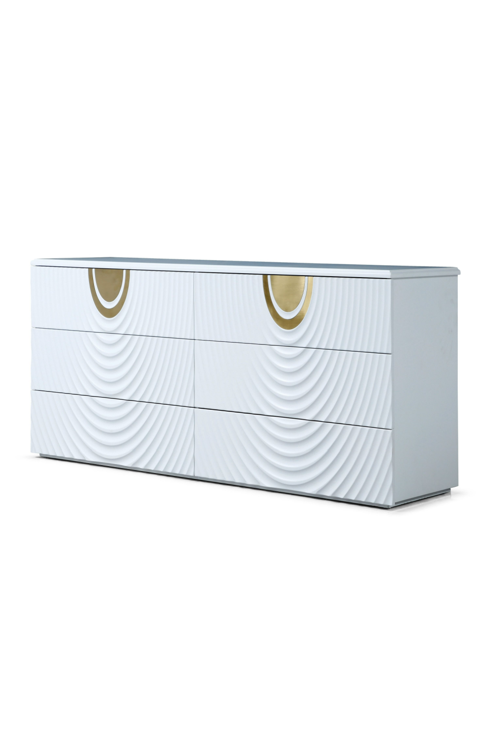 White 6-Drawer Dresser | OROA Modern J1869 | Oroa.com