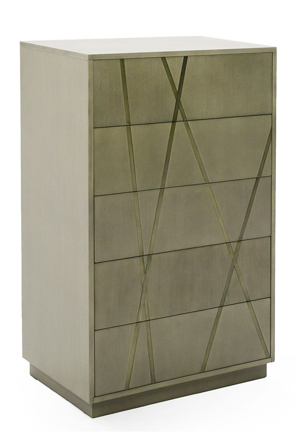 Birch Veneer 5-Drawer Chest | Oroa.com