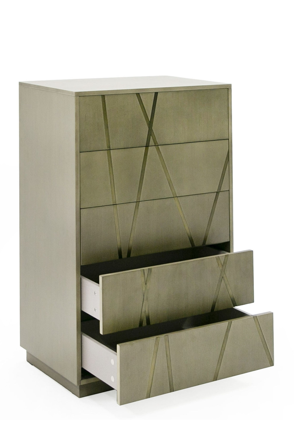 Birch Veneer 5-Drawer Chest | Oroa.com