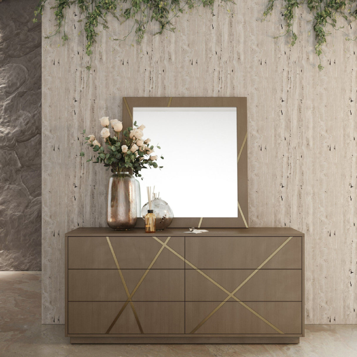 Birch Veneer 6-Drawer Dresser | Oroa.com