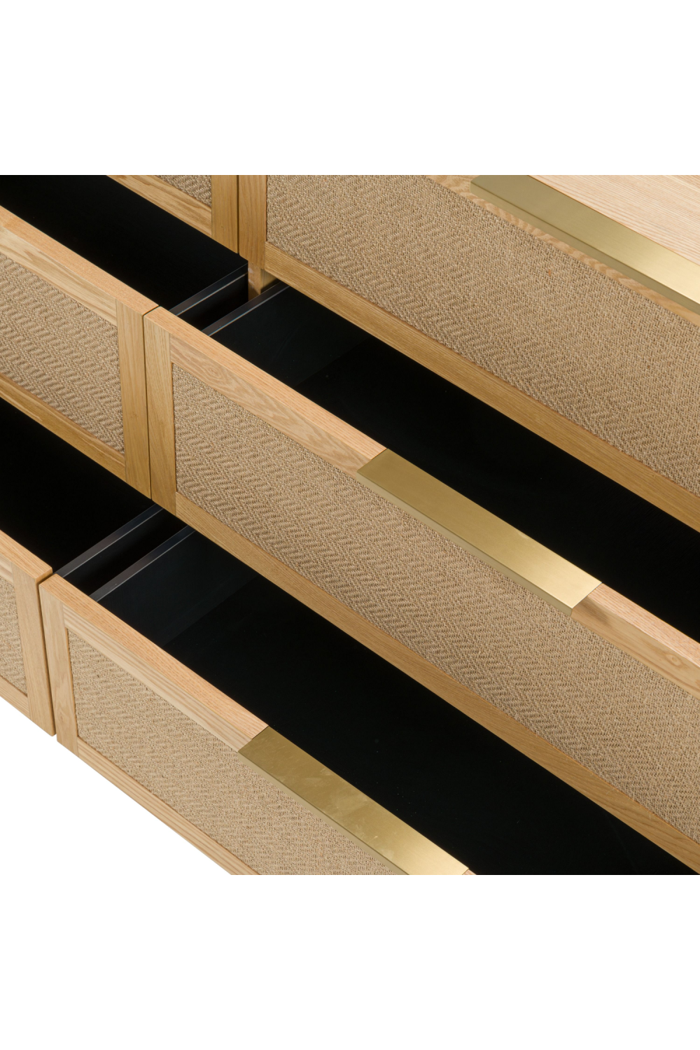 6-Drawer Rattan Dresser | OROA Modern Gavin | Oroa.com