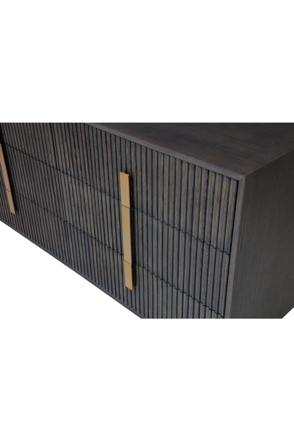 Distressed Black 6-Drawer Dresser | OROA Modern Hortman | Oroa.com