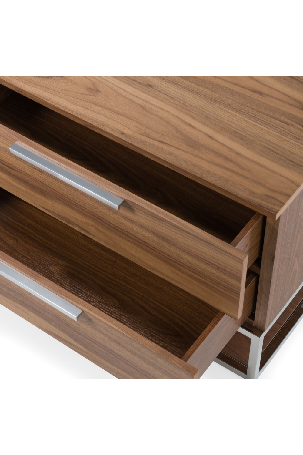 2-Drawer Wooden Nightstand | OROA Modern Helenora | Oroa.com