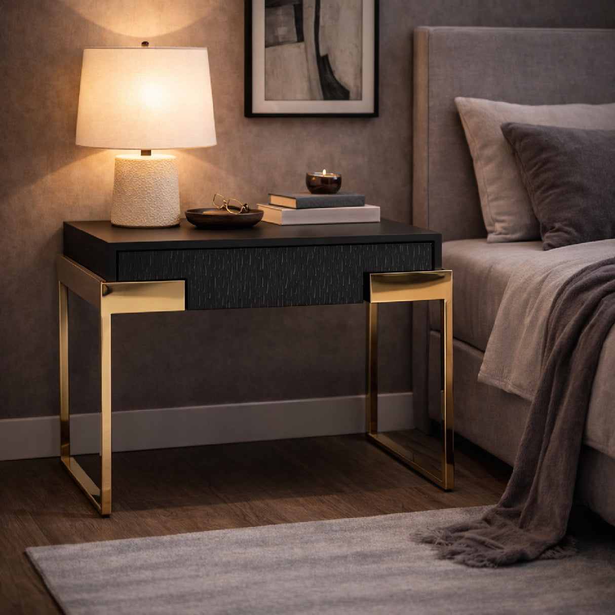 Wenge Oak Nightstand | Oroa.com