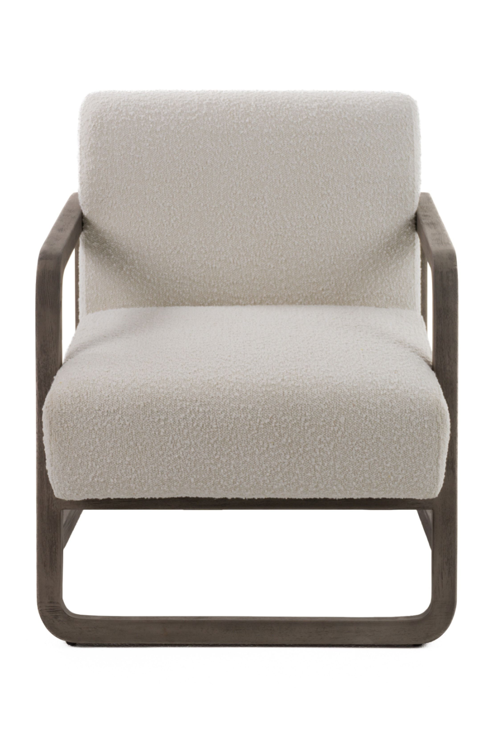 Gray Wood Framed Accent Chair | OROA Modern Wilber | Oroa.com
