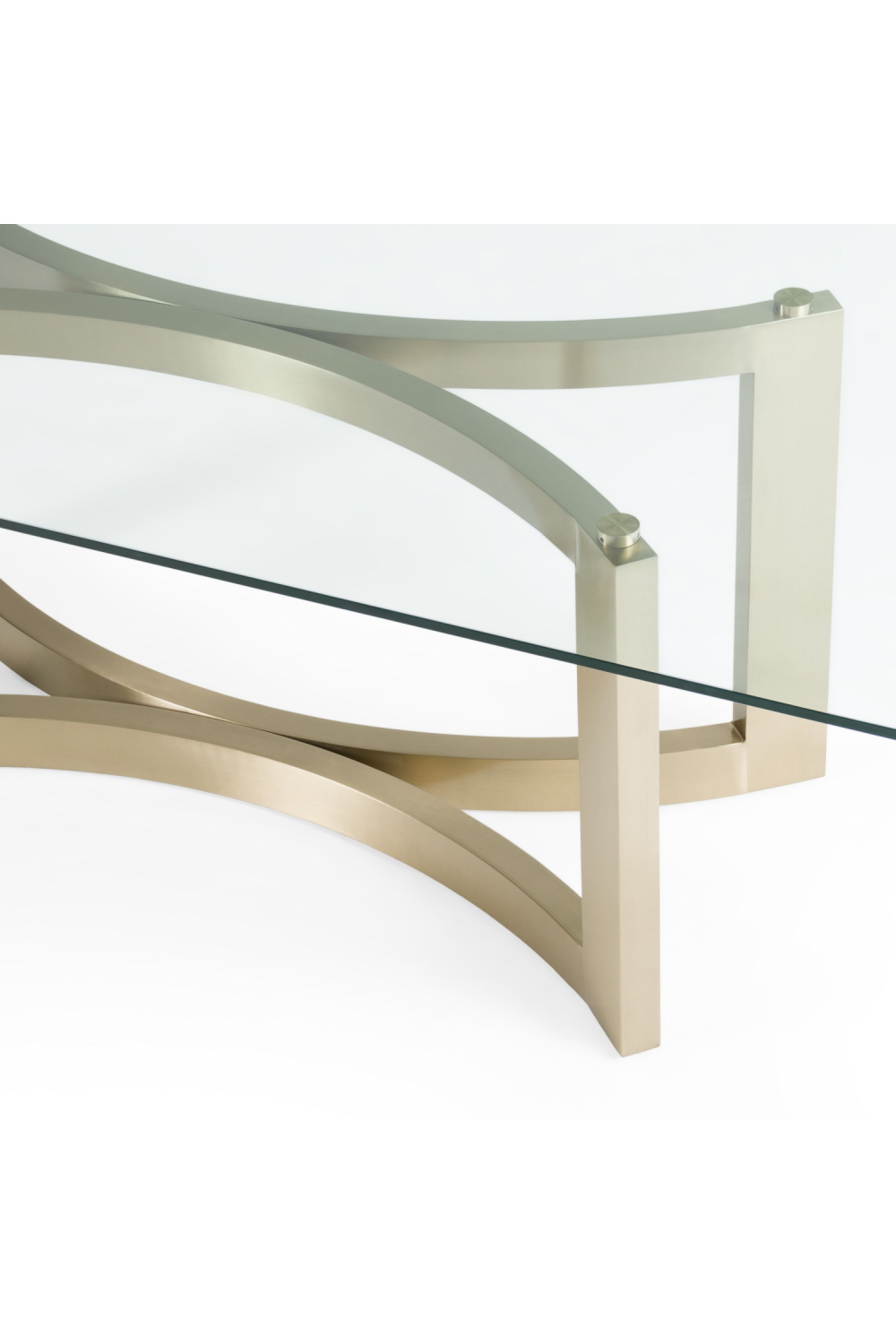 Brushed Brass Base Dining Table | Oroa.com