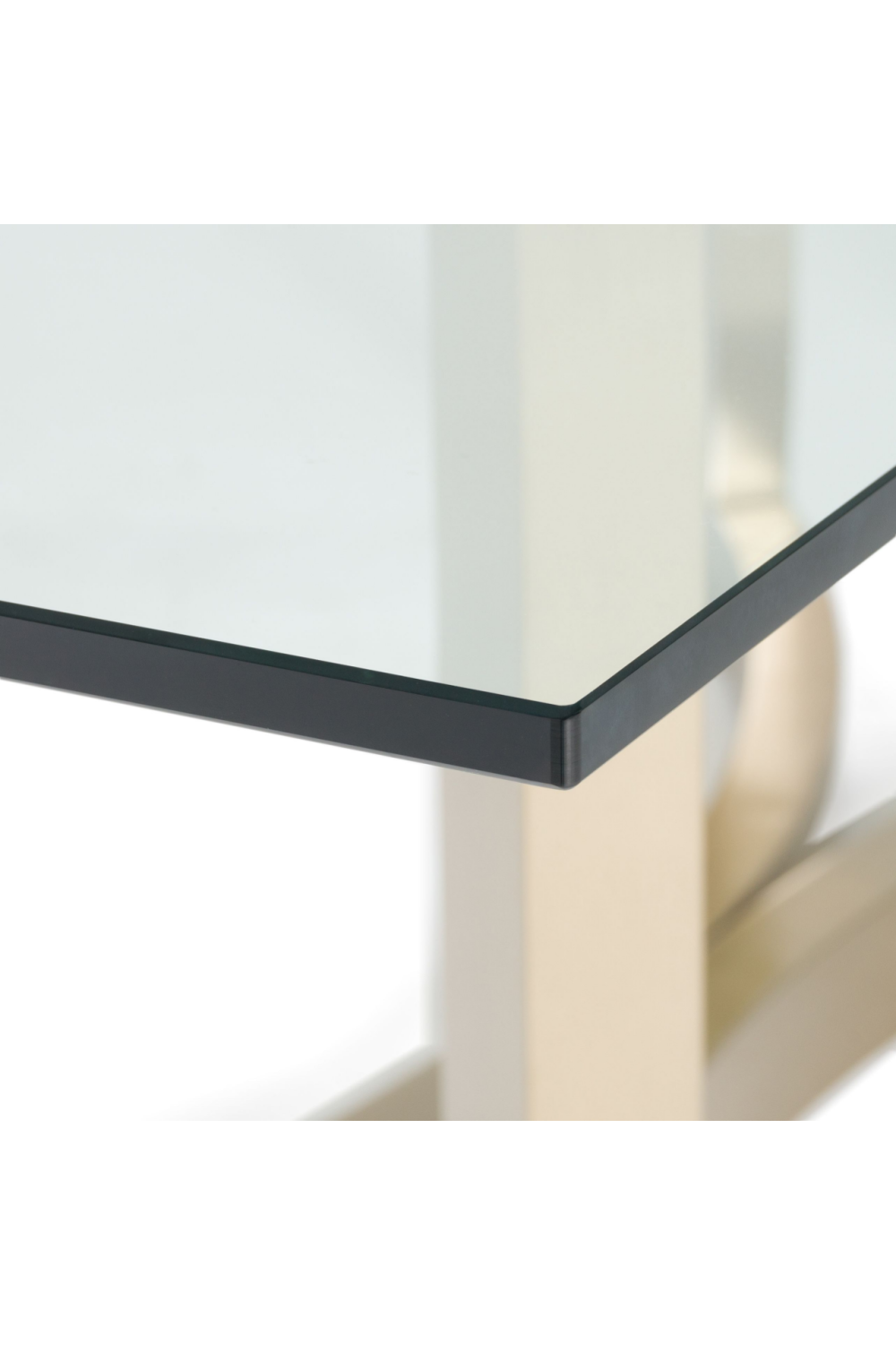 Brushed Brass Base Dining Table | Oroa.com