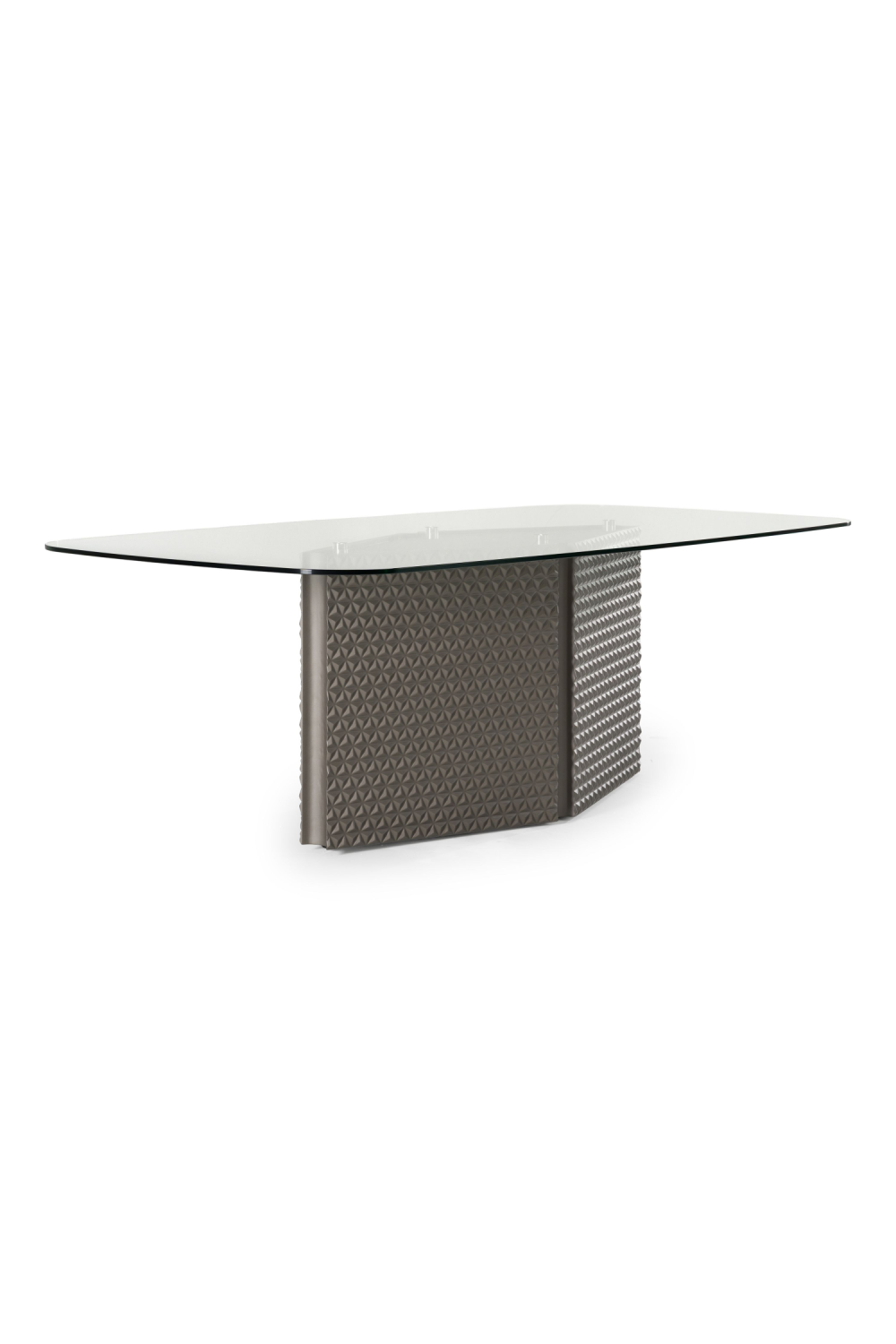 Patterned Silver Dining Table | OROA Modern Raphael | Oroa.com