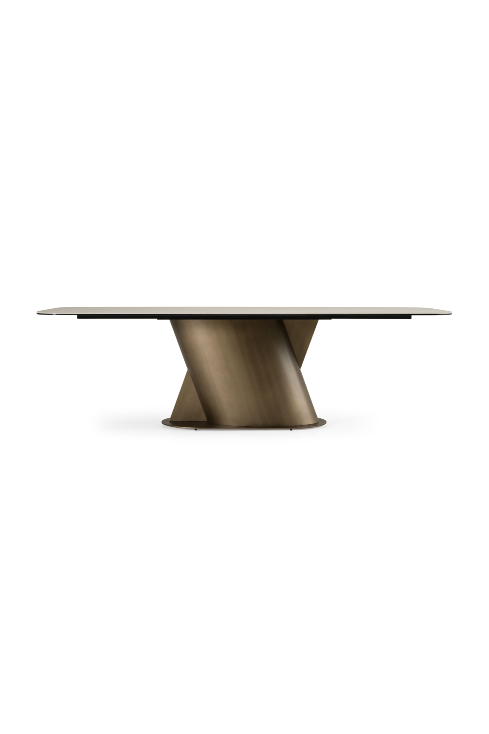 Travertine-Look Finish Dining Table | OROA Modern Kiefer | Oroa.com