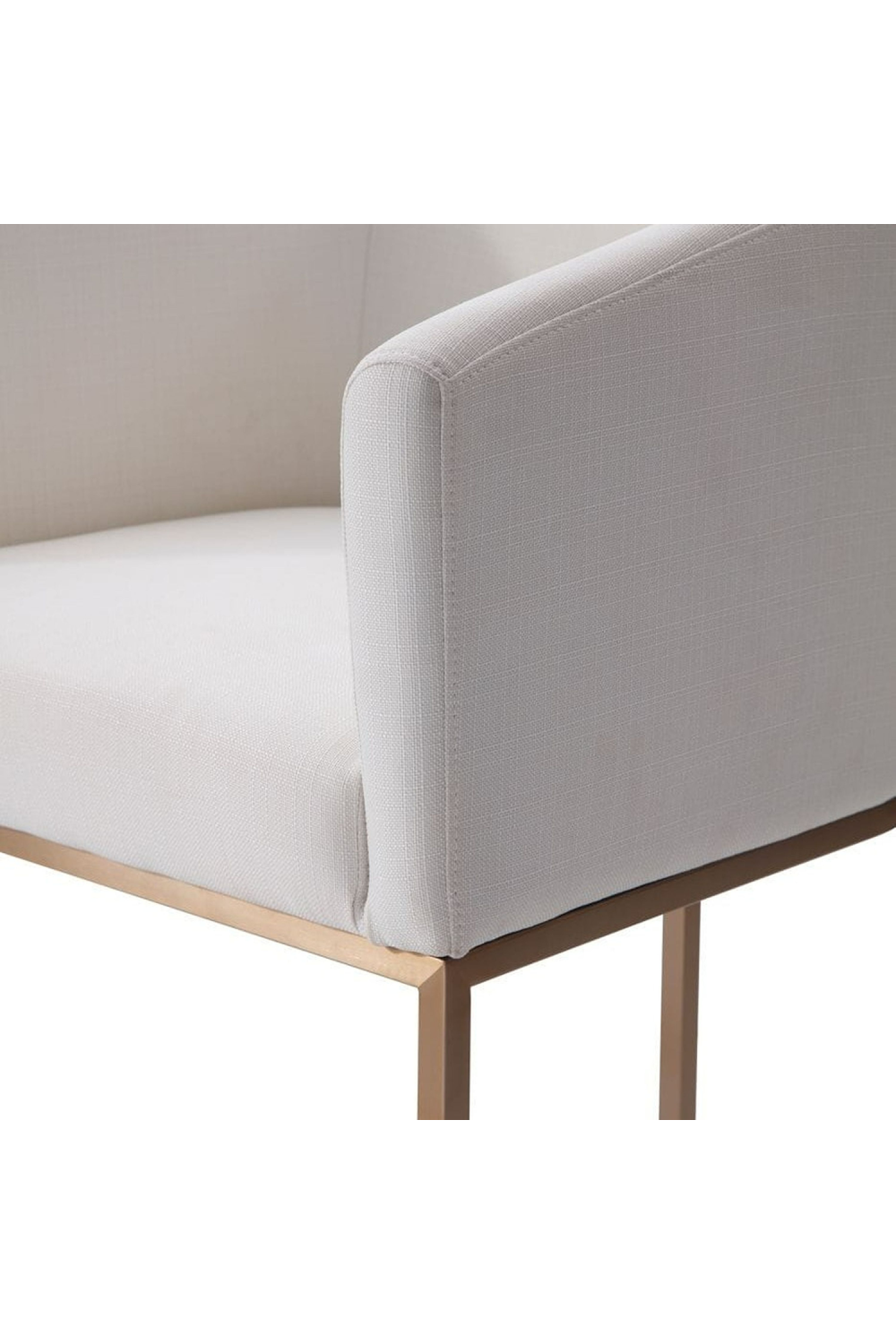 White Fabric Bar Chair | OROA Modern Yukon | Oroa.com