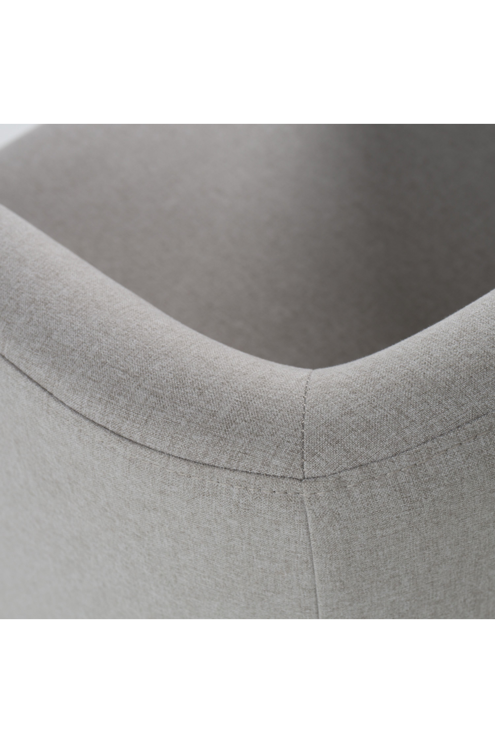 U-Shaped Brass Base Dining Chair | Oroa.com