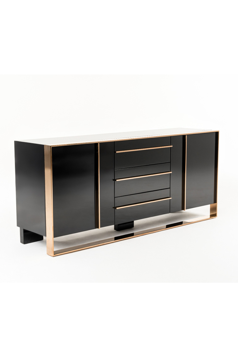 Black Gloss Sideboard | OROA Modern Cartier | Oroa.com
