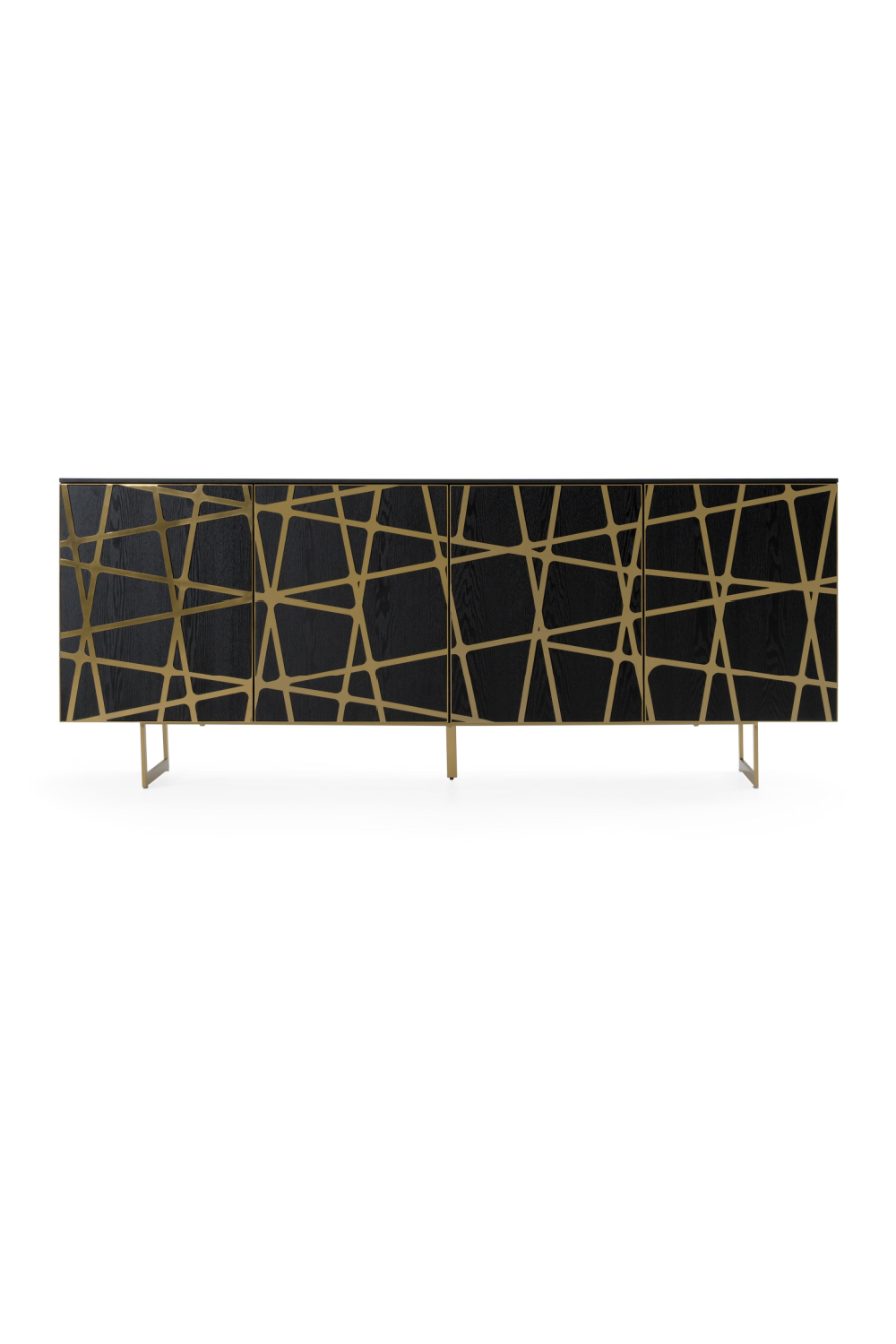 Black Oak 4-Door Sideboard | OROA Modern Kilson | Oroa.com