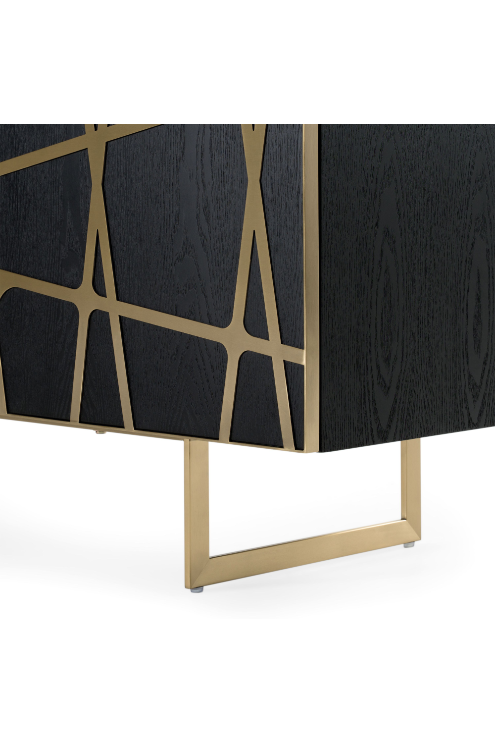 Black Oak 4-Door Sideboard | OROA Modern Kilson | Oroa.com