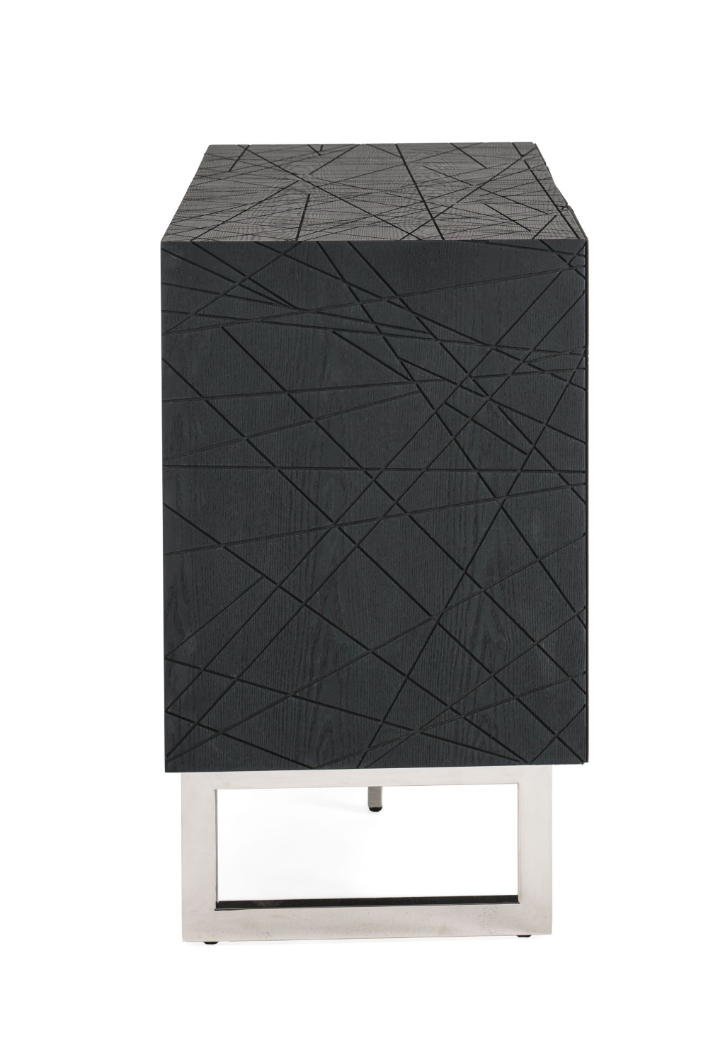 Black Ash 4-Door Sideboard | Oroa.com