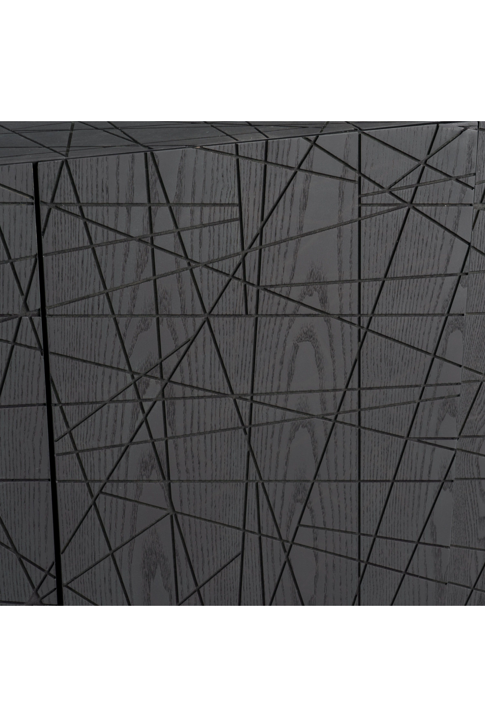 Black Ash 4-Door Sideboard | OROA Modern Kenda | Oroa.com