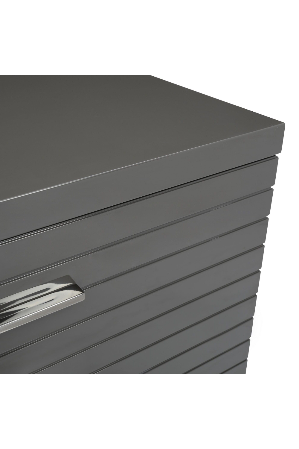 Gray Slatted 6-Drawer Dresser | Oroa.com