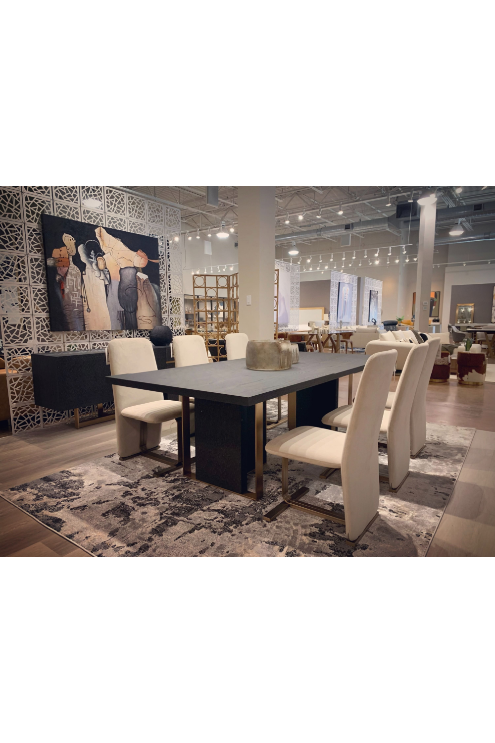 Black Ash Wood Dining Table | OROA Modern Tasha | Oroa.com