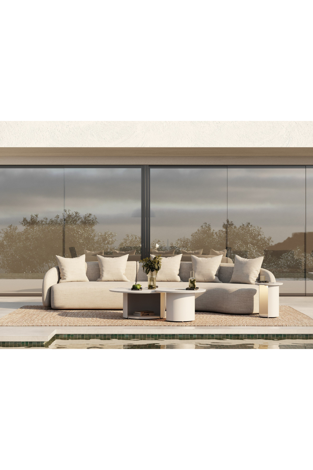 Beige Outdoor Sectional Sofa | OROA Modern Tabarca | Oroa.com