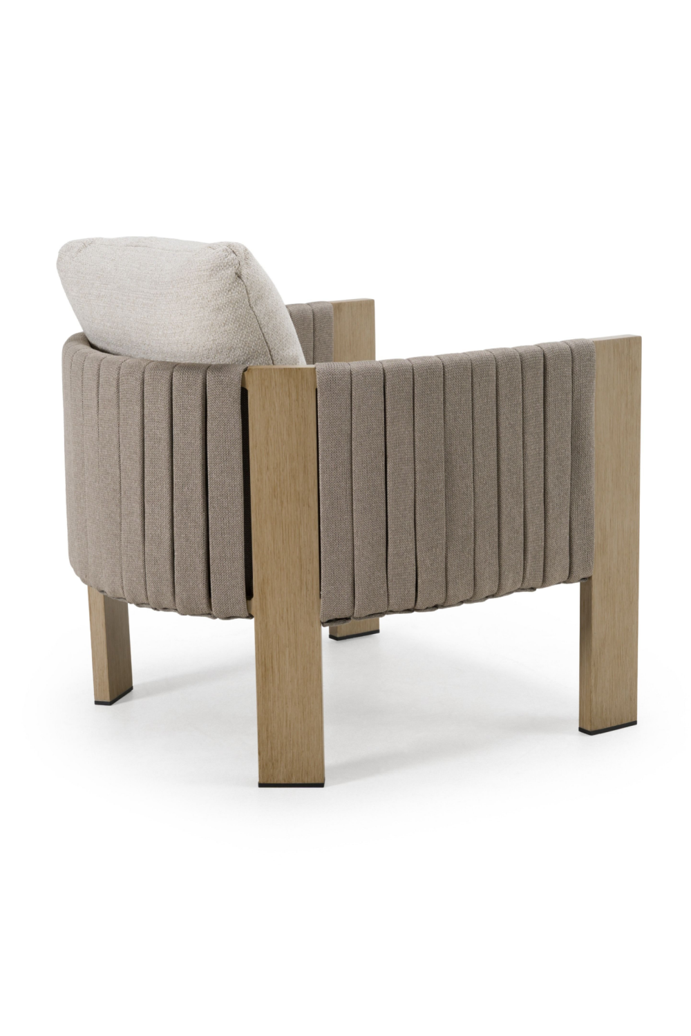 Gray Rope Outdoor Lounge Chair | OROA Modern Salvora | Oroa.com