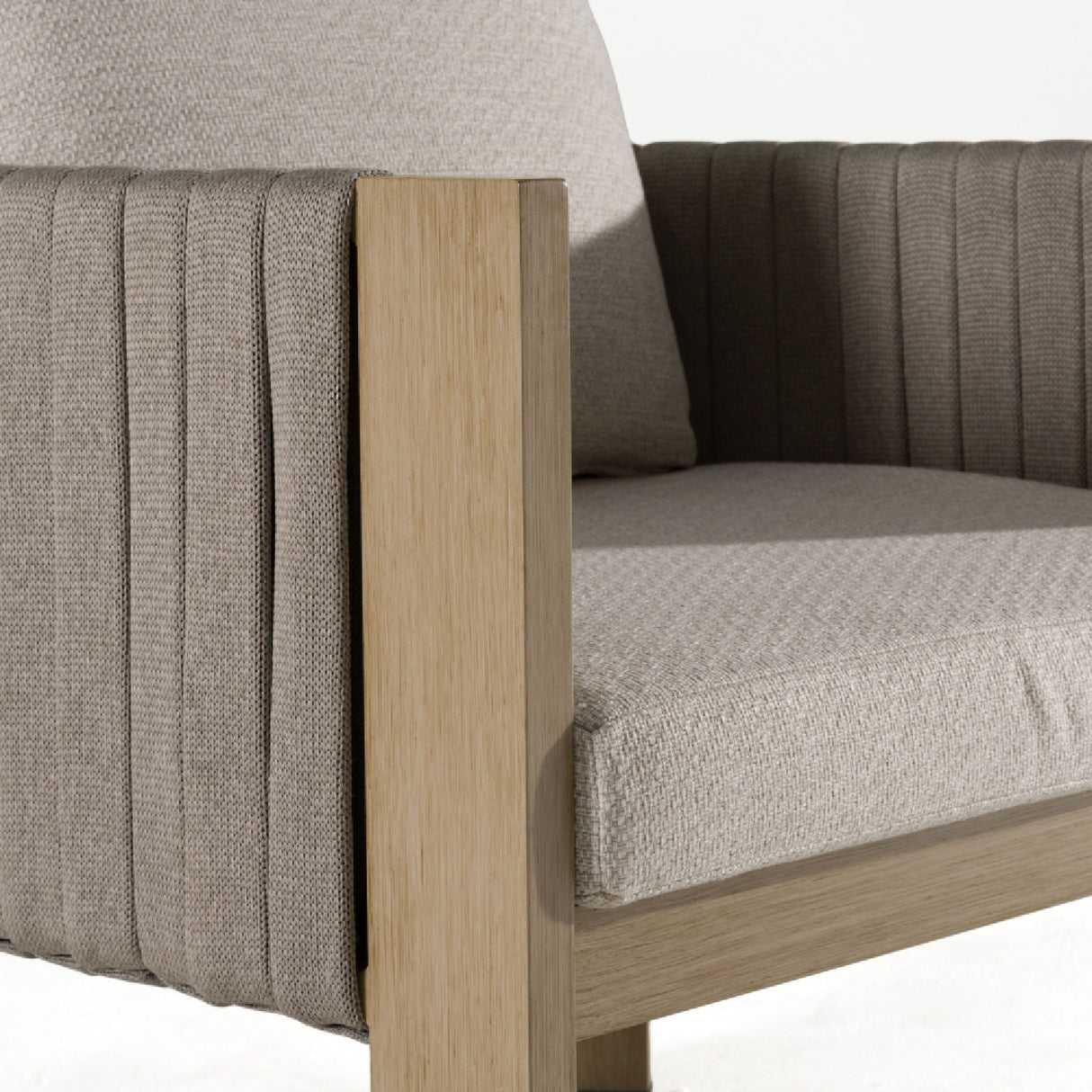 Gray Rope Outdoor Lounge Chair | Oroa.com