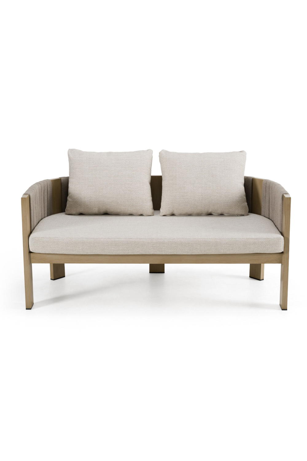 Outdoor Gray Rope Loveseat | OROA Modern Salvora | Oroa.com