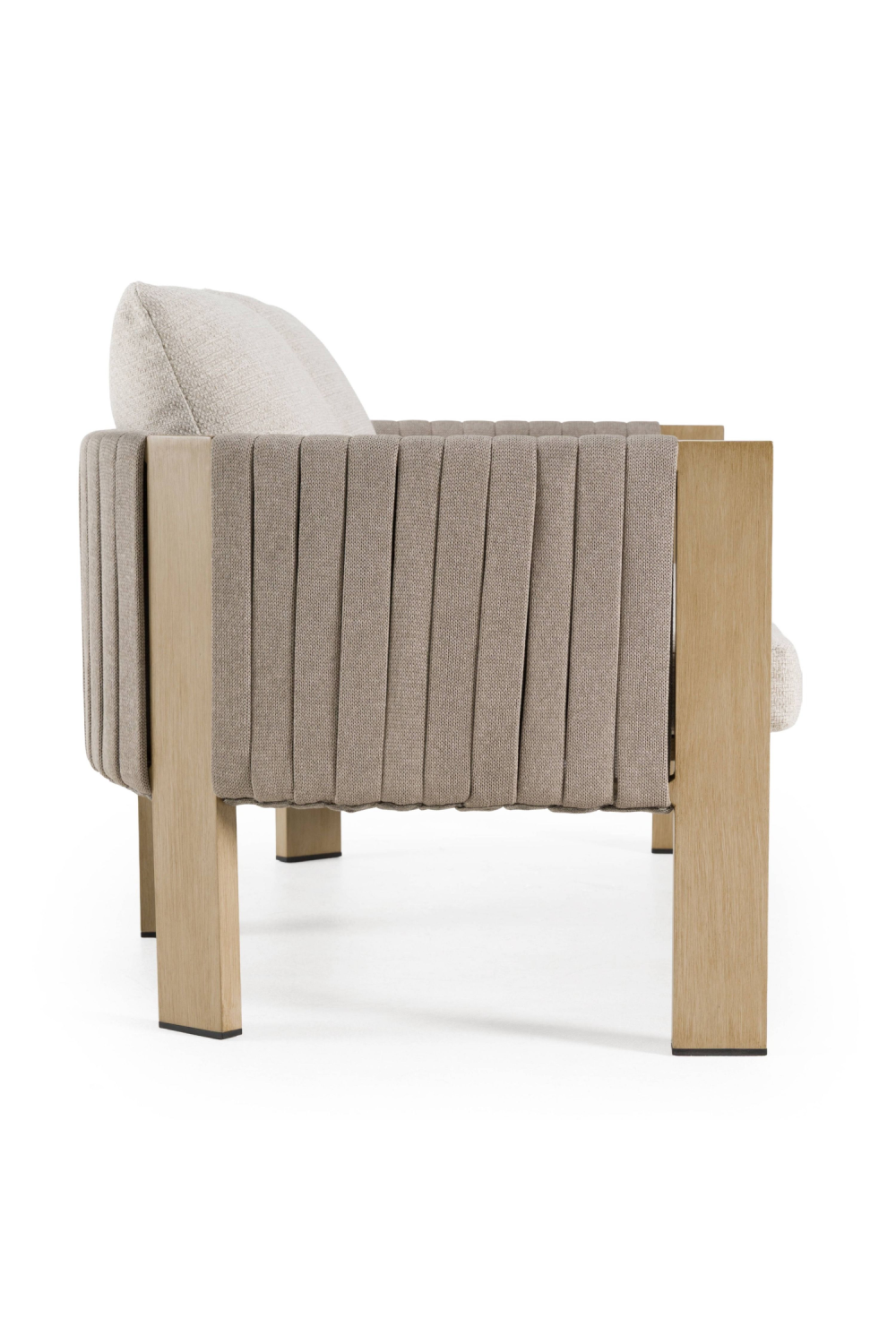 Outdoor Gray Rope Loveseat | OROA Modern Salvora | Oroa.com